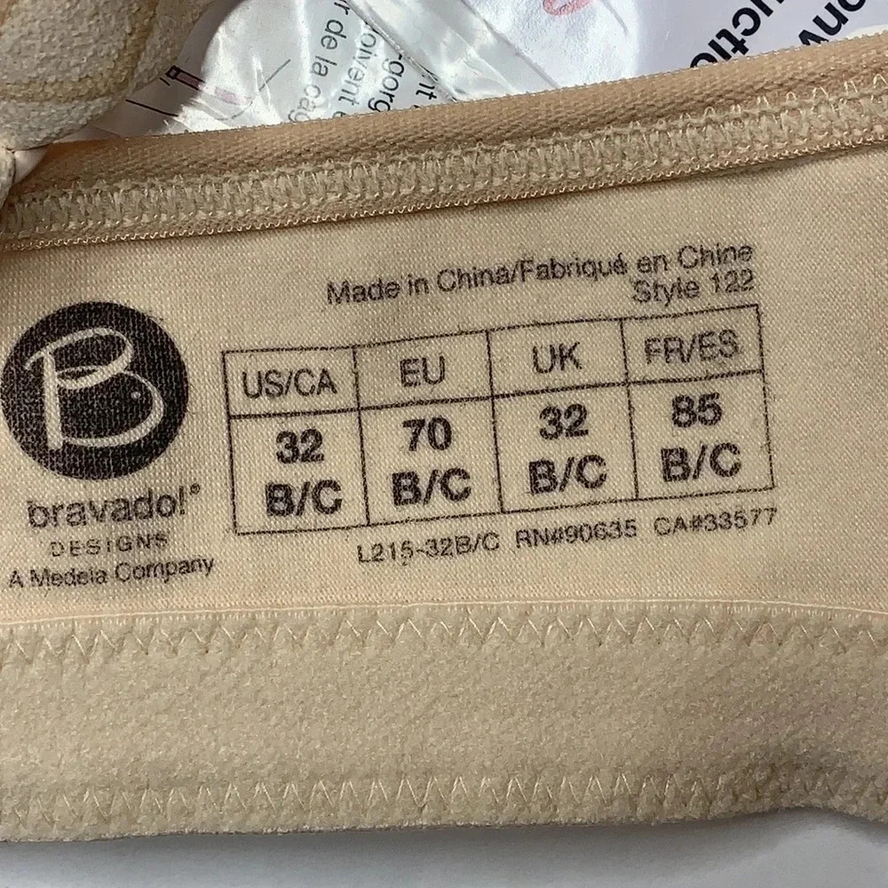 Bravado Designs Nursing Bra 32 B/C Chai Almond Tan New - Picture 7 of 12